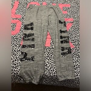 RARE PINK BLING JOGGERS